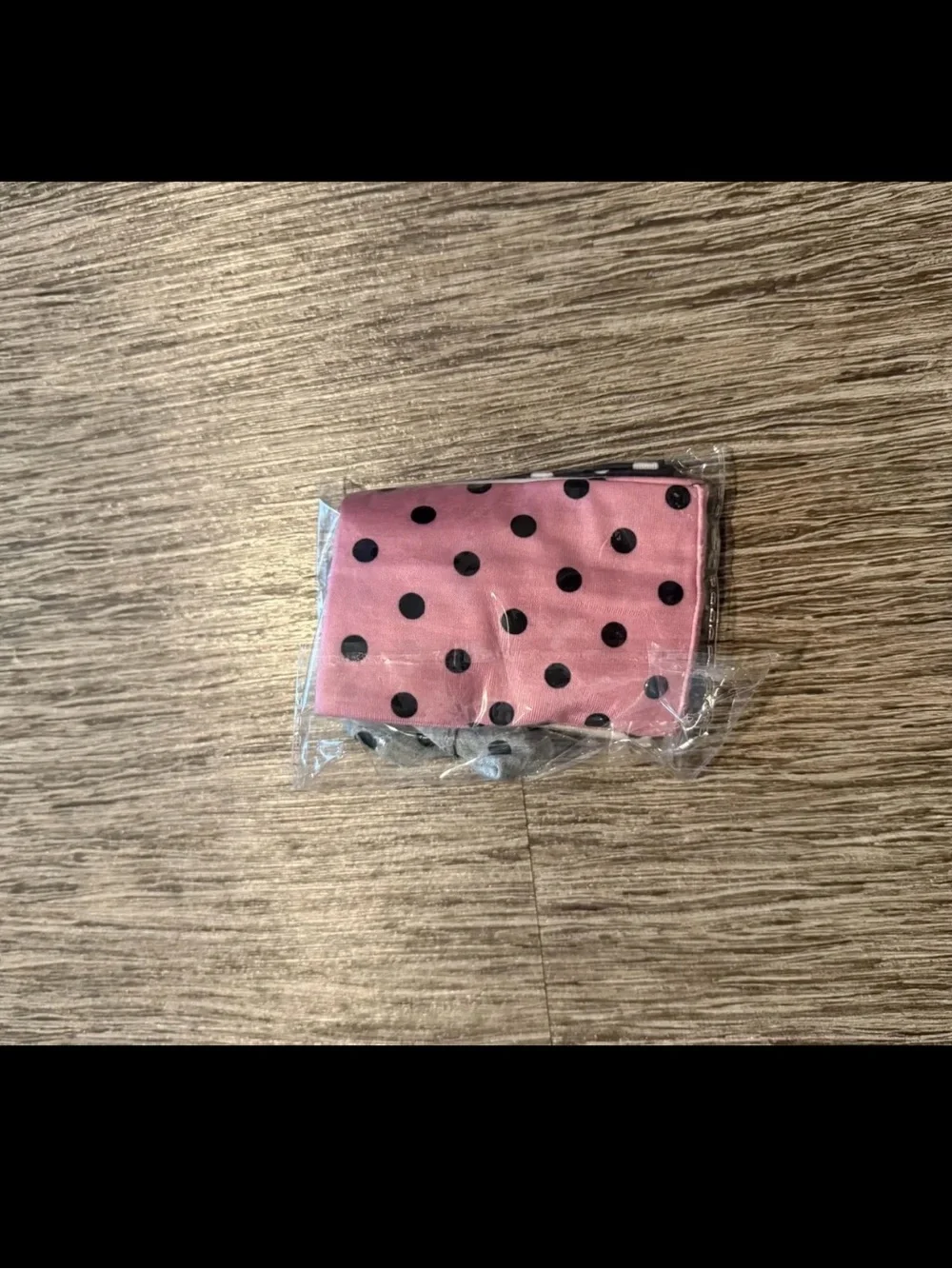 Polka Dot Stretch Headbands - Pink, Black, Gray, Cream